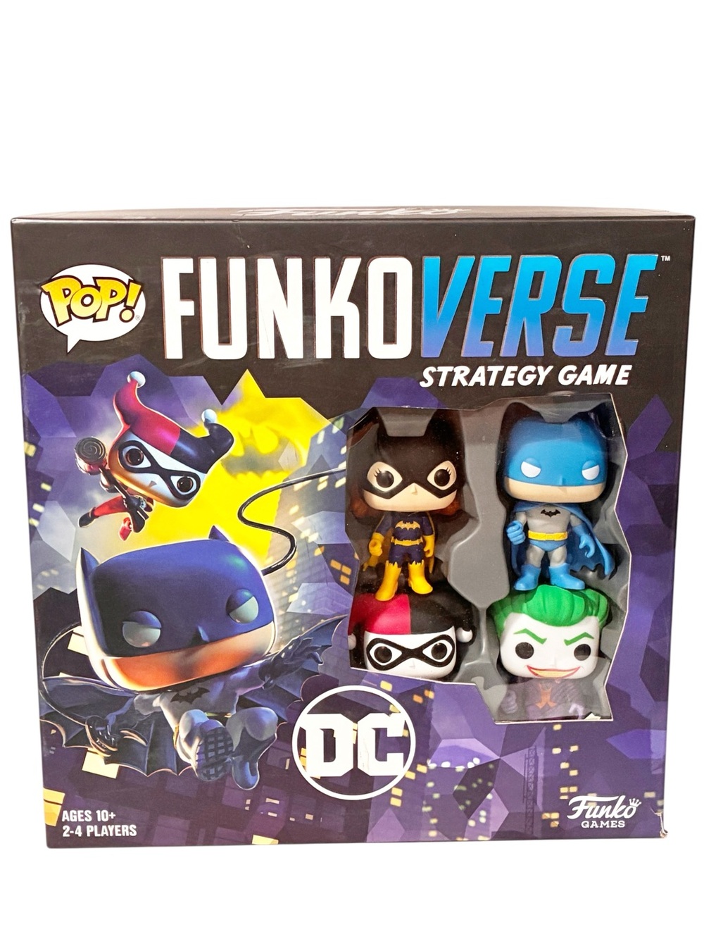 Funko Pop! Funkoverse DC Strategy Game with 4 Funko Pops